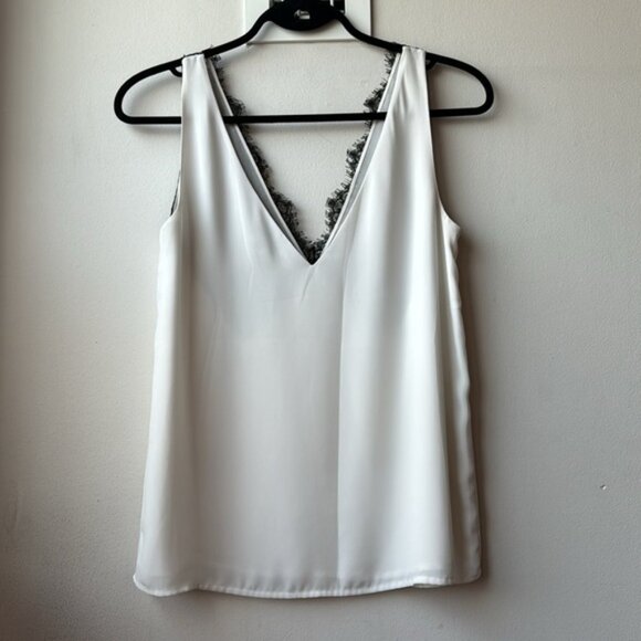 Babaton Black Lace V Neck Blouse - Picture 2 of 15